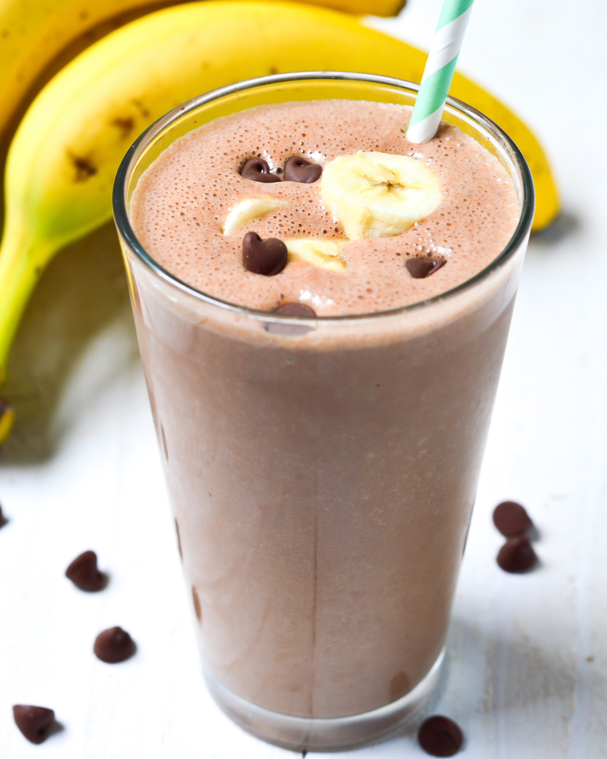 Chocolate Peanut Butter Banana Milkshake